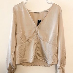 Abercrombie satin blouse
